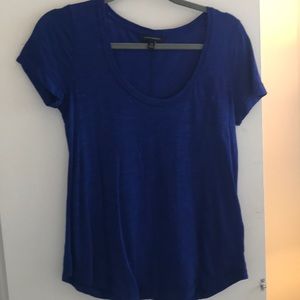 Banana Republic Royal Blue Scoop T Shirt